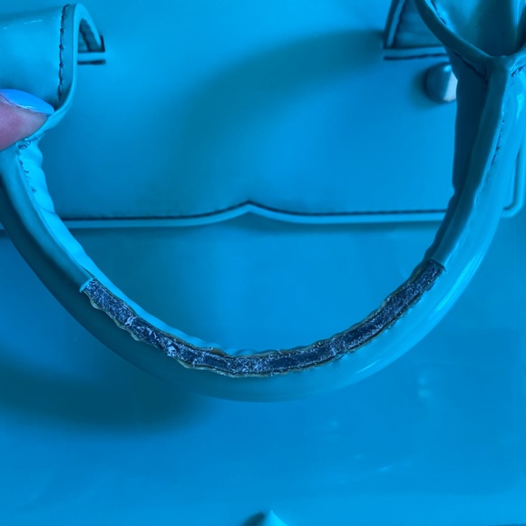 Hunter Original Mini Tote Crossbody Bag in Aqua Green - Picture 12 of 16